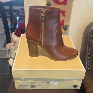 Michael Kors Caramel Heeled Boots